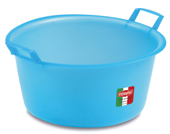 Stefanplast Bacinella Tonda Azzurra Lt. 10 - Ø Cm. 35X15 H