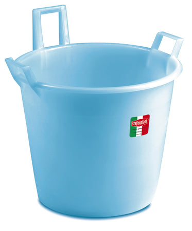 Stefanplast Mastellotto A 3 Manici Azzurro Lt. 45 - Ø Cm. 50X40 H