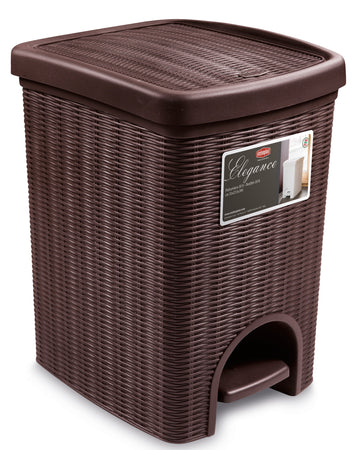 Stefanplast Pattumiera Bagno Elegance Lt.20 - Cm. 31X27,5X39 H Col. Tortora