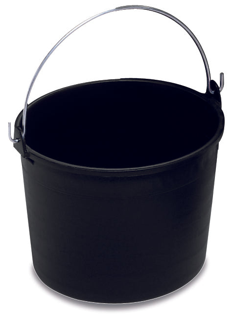 Stefanplast Secchio Agricolo Graduato Nero Lt. 16