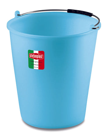 Stefanplast Secchio Casalingo Azzurro Lt.12 - Ø Cm. 30X30 H