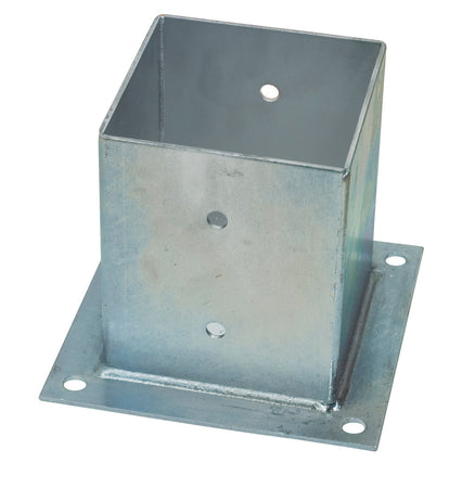 Supporto Chiuso Per Travi In Legno Mm.101X101 Piano Mm. 180X180