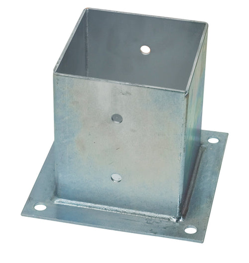 Supporto Chiuso Per Travi In Legno Mm.101X101 Piano Mm. 180X180