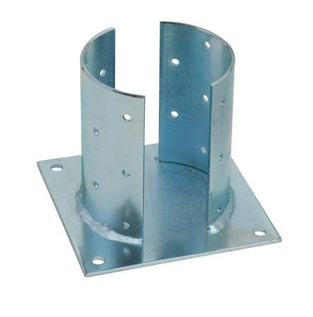 Supporto Per Travi In Legno Tonde Ø Mm.140 Piano Mm. 180X180 4.00 Pz