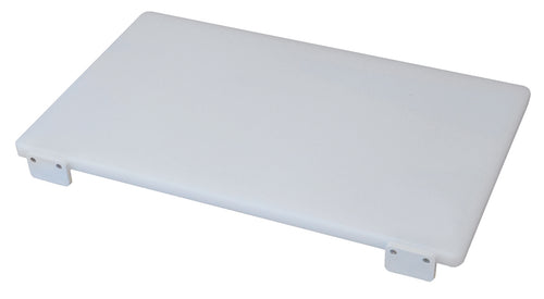 Tagliere Con Fermi Bianco In Polietilene Cm. 70X40X2,5