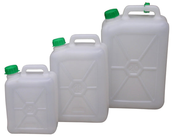 Tanica In Plastica Per Alimenti Lt.15 (Cm. 17,5X26X37,5 H) 4.00 Pz