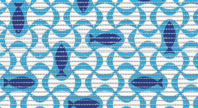 Tappeto Multiuso In Pvc Aquaflex 6048-1 Rotolo Cm.65 (H) X 15 Mt (L).