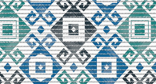 Tappeto Multiuso In Pvc Aquaflex 6049-4 Rotolo Cm.65 (H) X 15 Mt (L).