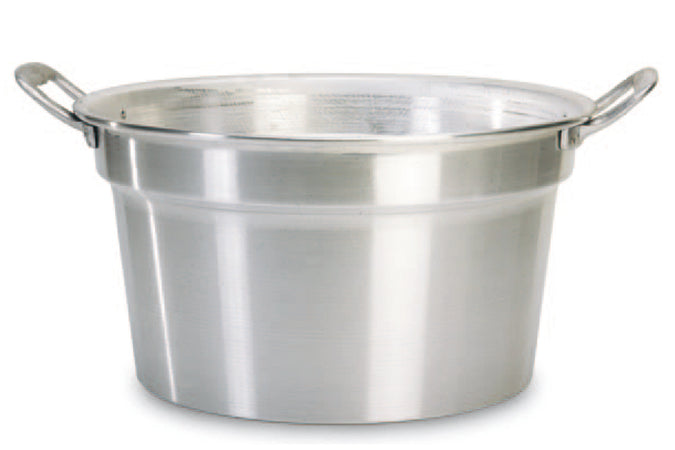 Tata Linda Caldaia In Alluminio Ø Cm. 48 (Lt. 28) Con Coperchio