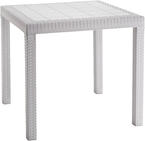 Tavolo Dallas Cm. 80X80X74 H Col. Bianco