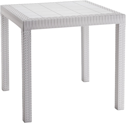 Tavolo Dallas Cm. 80X80X74 H Col. Bianco