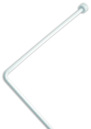 Telaio Angolare Per Tende Doccia In Blister Col. Bianco Cm. 80X170X80