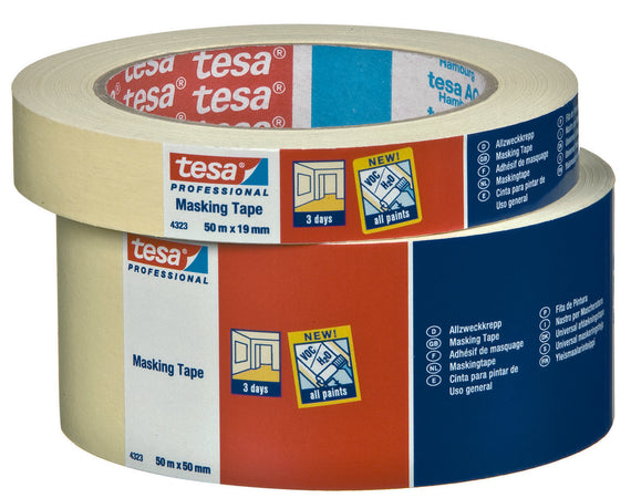 Tesa Nastro Per Mascheratura Generell Purpose Mm. 19X50 Mt. 96.00 Rotoli