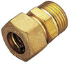 Tiemme Raccordo In Ottone Per Tubo In Rame Diritto Maschio Mis. 14X1/2 10.00 Pz