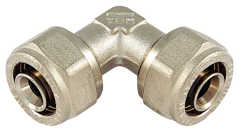 Tiemme Raccordo Per Tubo Multistrato Curvo Doppio Mis. 16X16 10.00 Pz