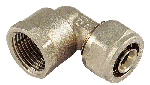 Tiemme Raccordo Per Tubo Multistrato Curvo Femmina Mis. 16X1/2 10.00 Pz