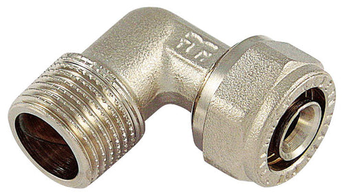 Tiemme Raccordo Per Tubo Multistrato Curvo Maschio Mis. 16X1/2 10.00 Pz