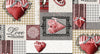 Tovagliato In Pvc Fantastik Cuori 1056-3 Rotolo Cm.140 (H) X 20 Mt (L)