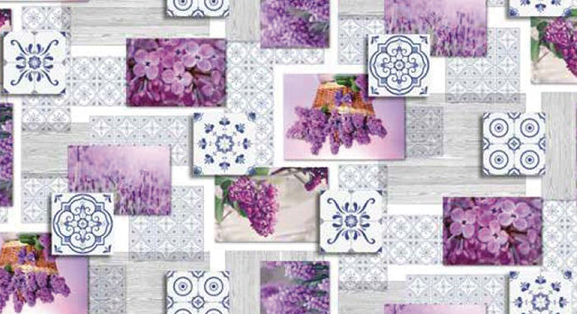 Tovagliato In Pvc Fantastik 1081-1 Rotolo Cm.140 (H) X 20 Mt (L)