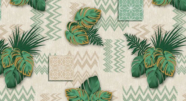 Tovagliato In Pvc Fantastik Natura 1164-2 Rotolo Cm.140 (H) X 20 Mt (L)