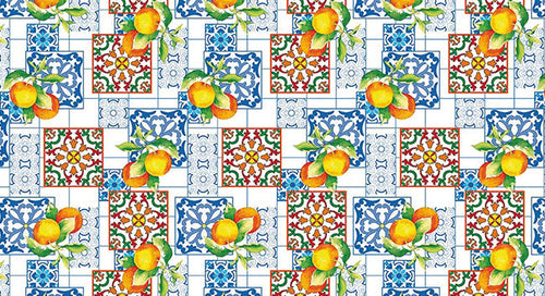 Tovagliato In Pvc Fantastik 1166-1 Rotolo Cm.140 (H) X 20 Mt (L)