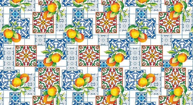 Tovagliato In Pvc Fantastik 1166-1 Rotolo Cm.140 (H) X 20 Mt (L)