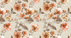Tovagliato In Pvc Fantastik Fiori 1186-3 Rotolo Cm.140 (H) X 20 Mt (L)