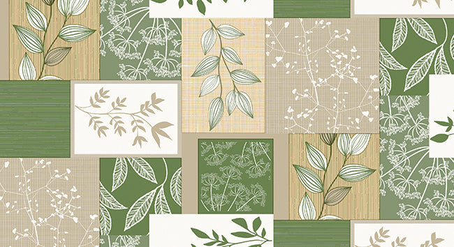 Tovagliato In Pvc Fantastik Natura 1207-2 Rotolo Cm.140 (H) X 20 Mt (L)