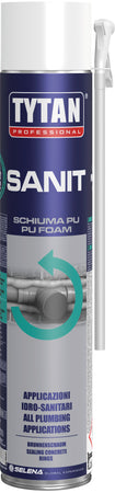 Tytan Schiuma Poliuretanica Sanit Manuale Ml. 750 Per Sanitari E Pozzetti