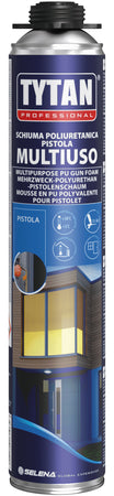 Tytan Schiuma Poliuretanica Universale Multiuso Per Pistola Ml. 750 12.00 Pz