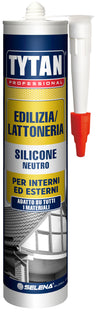 Tytan Silicone Edilizia Neutro X Serramenti Ml. 300 - Grigio 24.00 Pz
