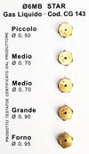 Ugelli Per Cucina Gpl Kit 5 Pezzi 5.00 Confezioni