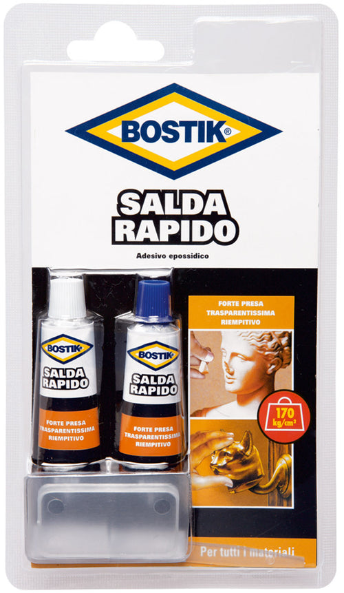 Uhu Bison Colla Bostik Saldarapido Blister Ml. 30 (2 Tub. Ml. 15) 6.00 Pz