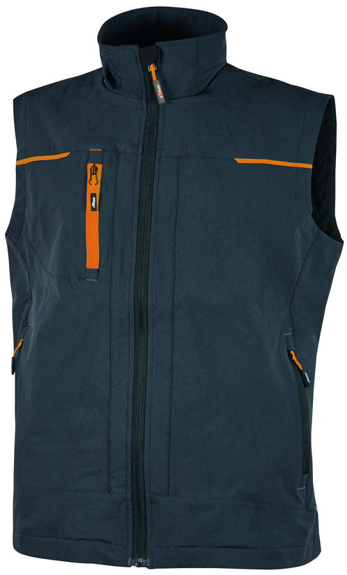 U-Power Gilet Saturn Col. Blu/Arancio Mis. M