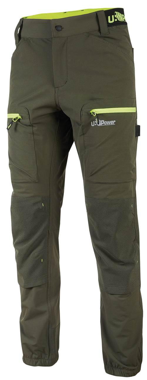 U-Power Pantalone Horizon Col. Verde Mis. Xxl