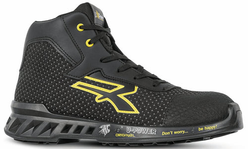 U-Power Scarpe Antinfortunistica Alte S3 Src Redleve Joe Col. Nero Mis. 46