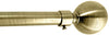 Utilia Bastone Per Tende Globo Estensibile Cm. 71÷122 Col. Oro Antico