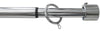 Utilia Bastone Per Tende New York Estensibile Cm. 120÷215 Col. Acciaio