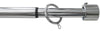 Utilia Bastone Per Tende New York Estensibile Cm. 300÷380 Col. Acciaio