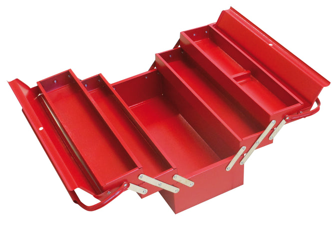 Utilia Cassette Portautensili In Acciaio 5 Scomparti Cm. 45X20X20 H