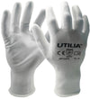 Utilia Guanti In Poliuretano Col. Bianco Tg.10 12.00 Paia