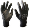 Utilia Guanti In Poliuretano Col. Nero Tg. 7 12.00 Paia