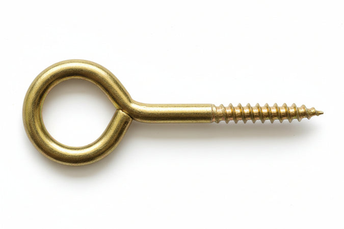 Utilia Occhiolo A Vite In Ottone Lucido Mm. 16X30 2.00 Centinaia