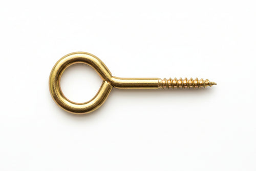 Utilia Occhiolo A Vite In Ottone Lucido Mm. 17X50 2.00 Centinaia
