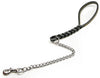 Utilia Pet Guinzaglio In Cuoio Doppia Treccia Con Catena Cm. 60 Col. Assortiti