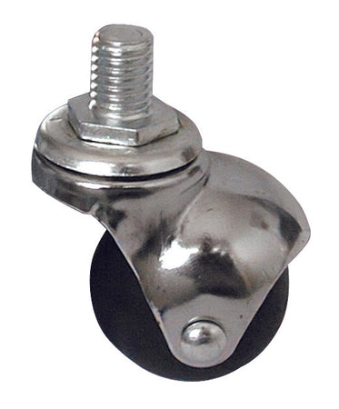 Utilia Ruota Girevole Per Mobili Cuffia Cromata Mm. 40-Perno M8X15 4.00 Pz