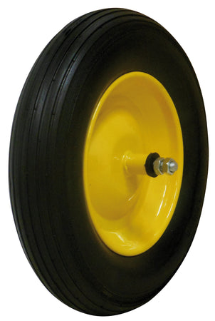 Utilia Ruota Piena X Carriola Mis.3.50X8 Perno Cm.17/Asse Cm.11,5