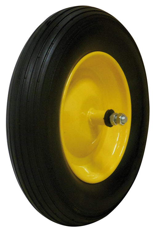 Utilia Ruota Piena X Carriola Mis.3.50X8 Perno Cm.17/Asse Cm.11,5