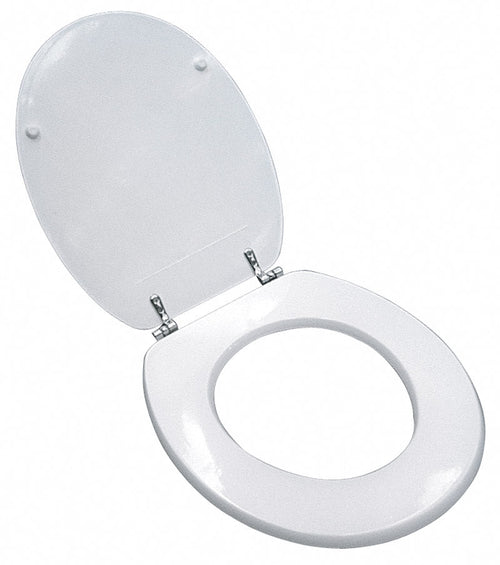 Utilia Sedile Wc In Legno Col. Bianco Cm. 44X37 5.00 Pz