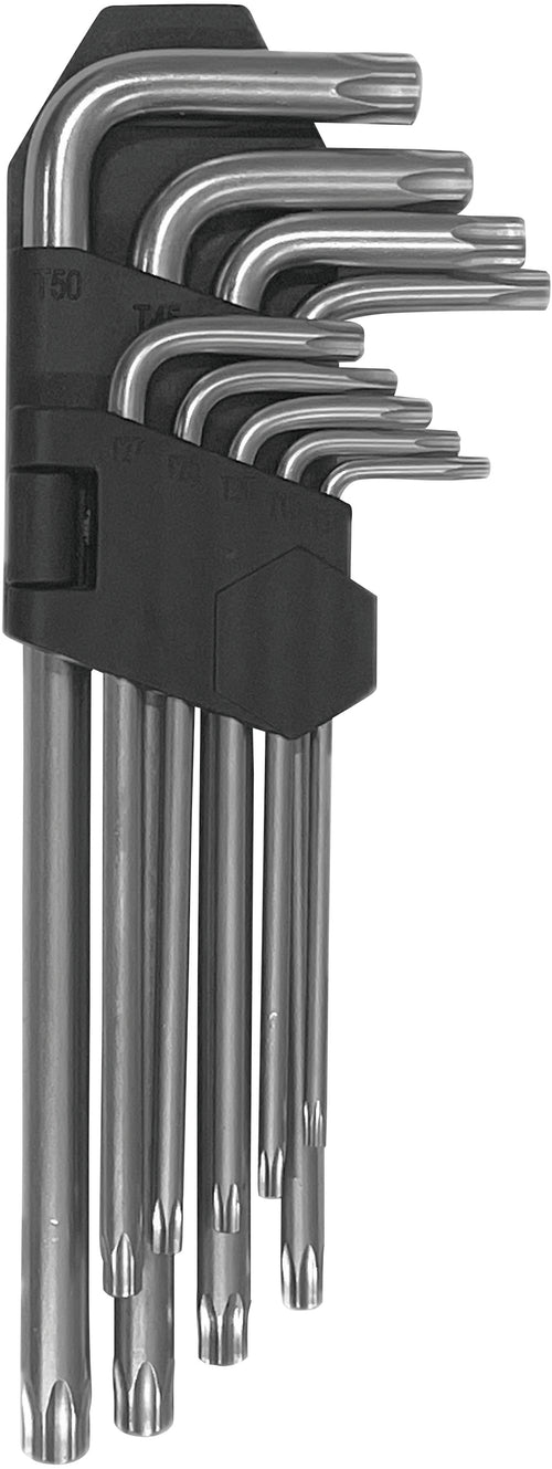 Utilia Serie Chiavi Maschio Torx Lunghe Con Foro Pz. 9